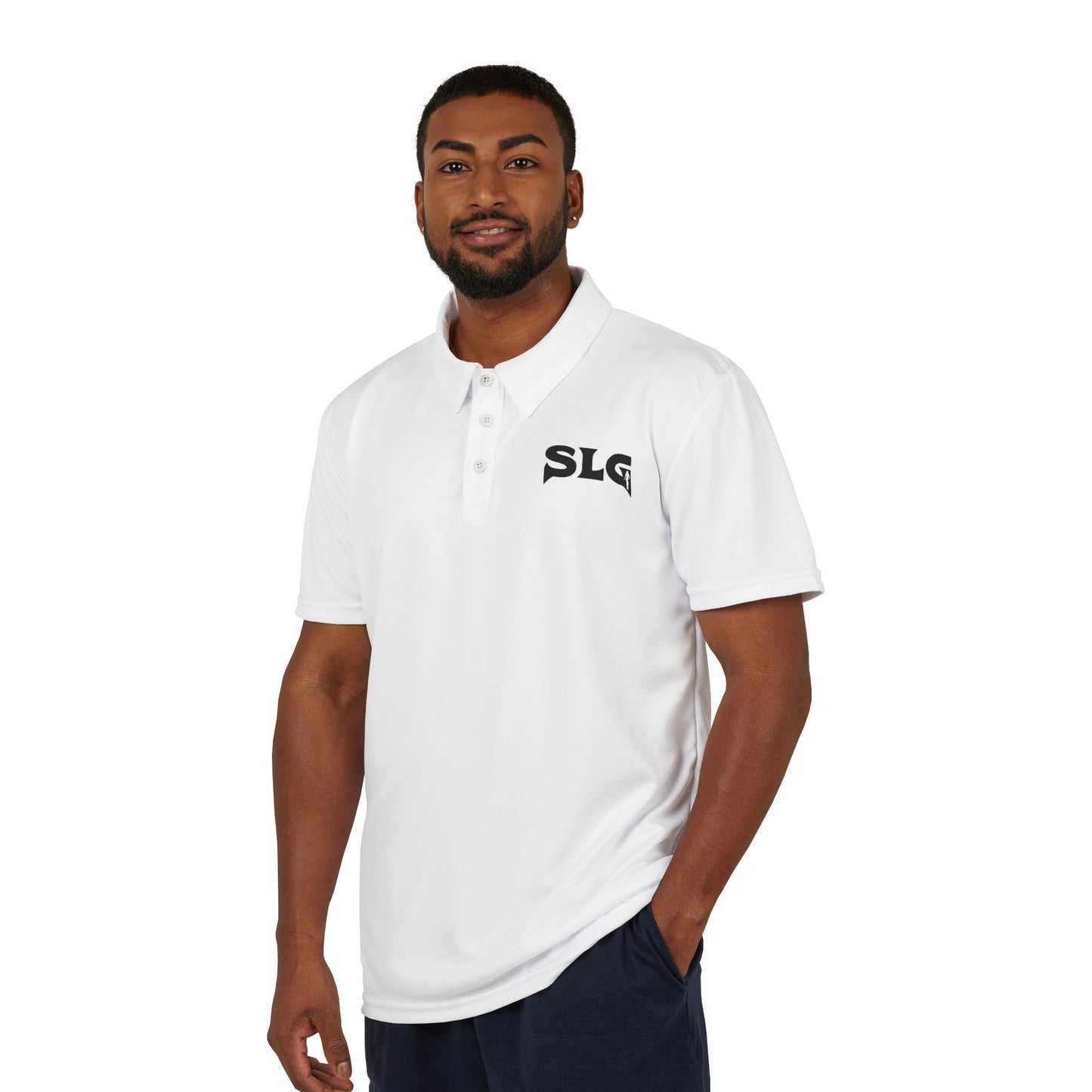 White SLG Polo