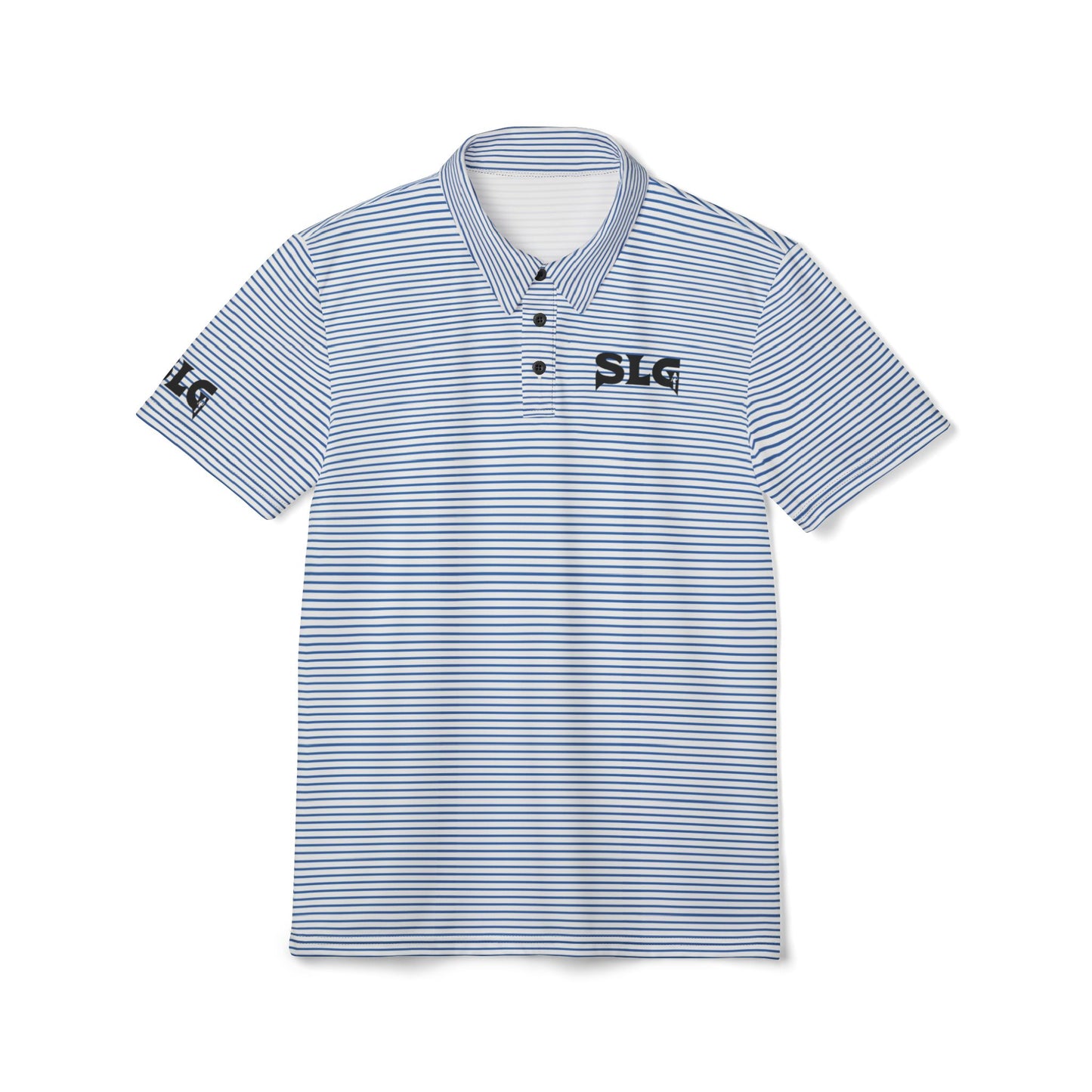 Blue Striped Tailgater SLG Polo