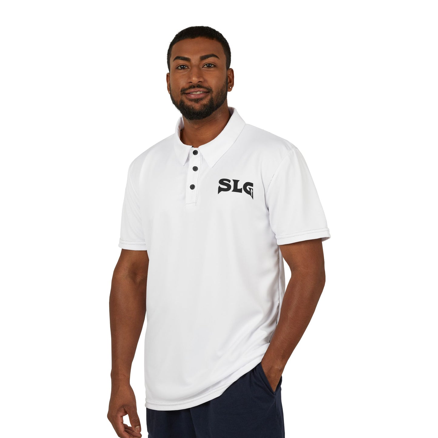 White SLG Polo
