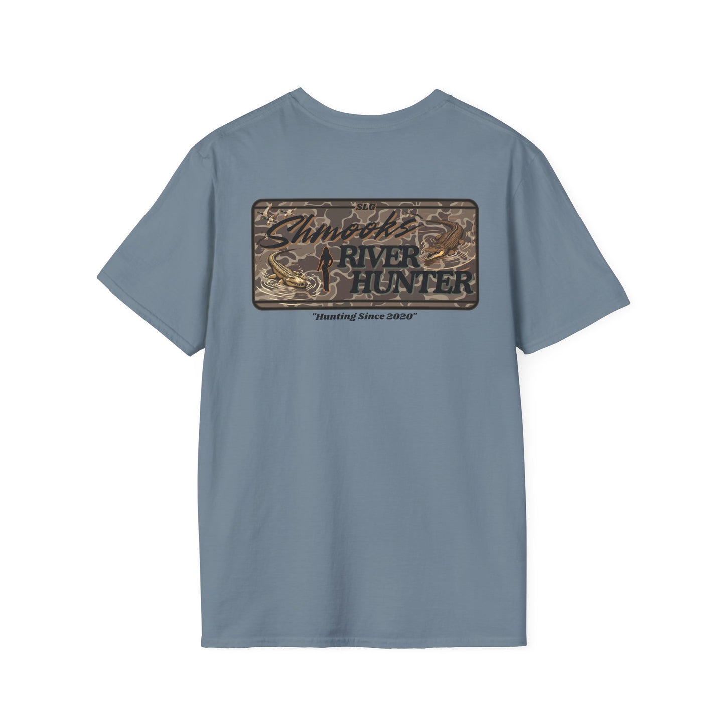 Shmooks Brown Camo "River Hunter" SLG Soft T-Shirt