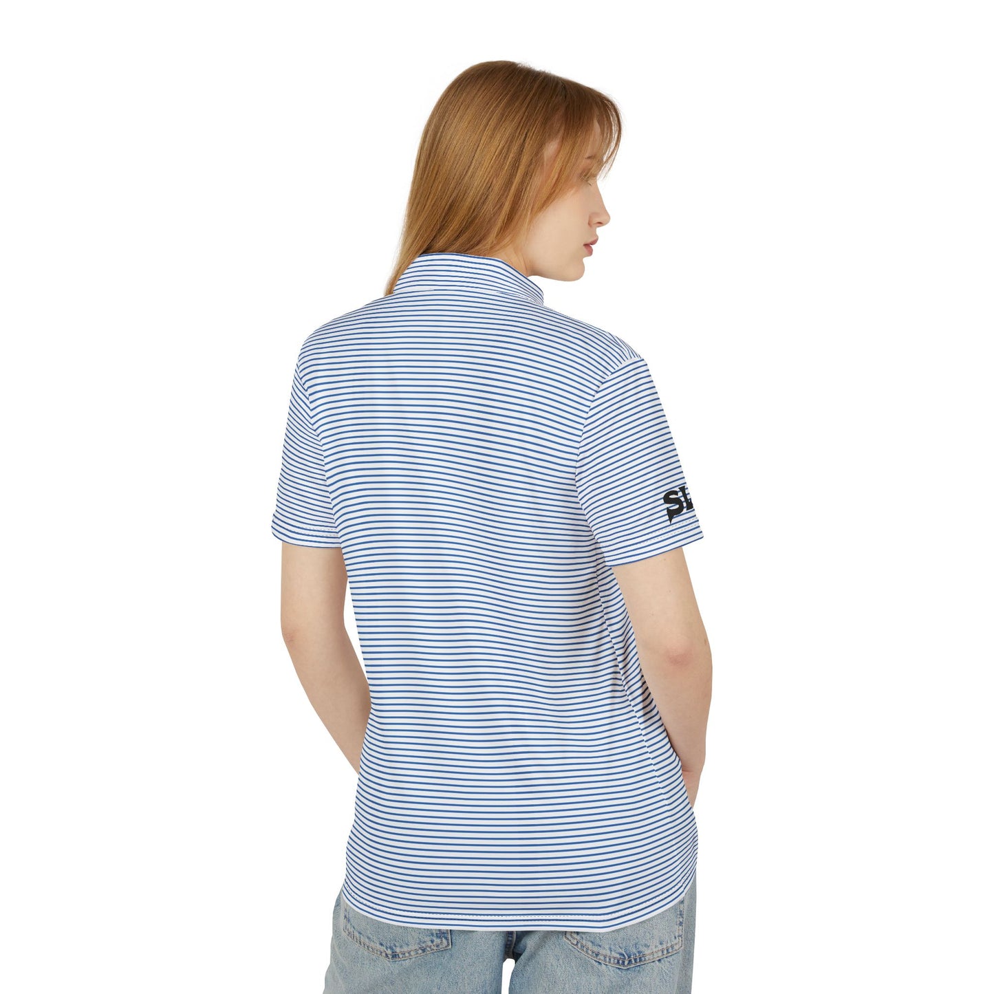 Blue Striped Tailgater SLG Polo