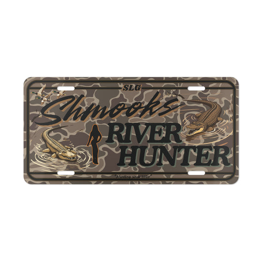 Shmooks "River Hunter" Vanity Plate