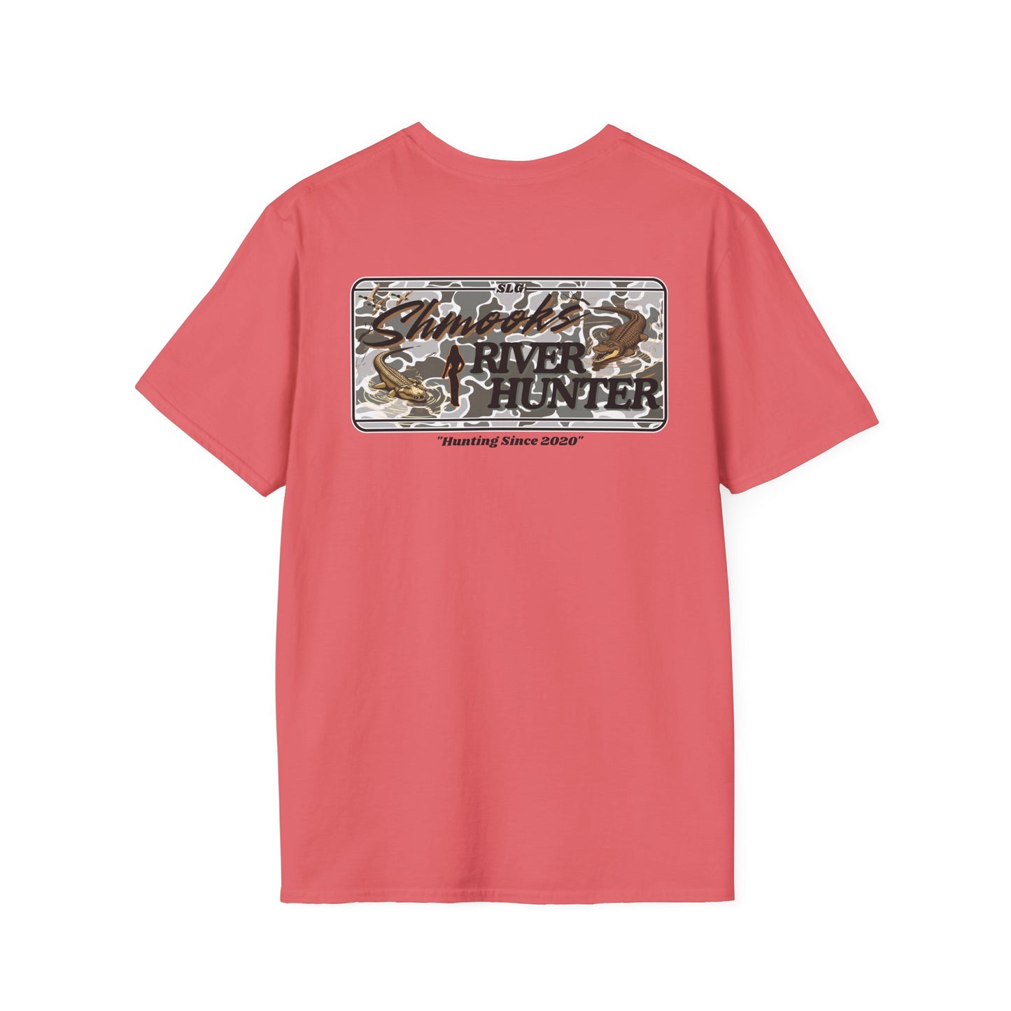 Shmooks Grey Camo "River Hunter" SLG Soft T-Shirt
