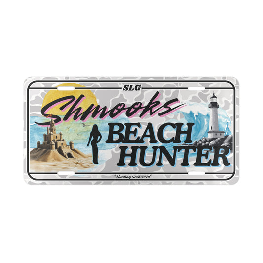 Shmooks "Beach Hunter" Vanity Plate