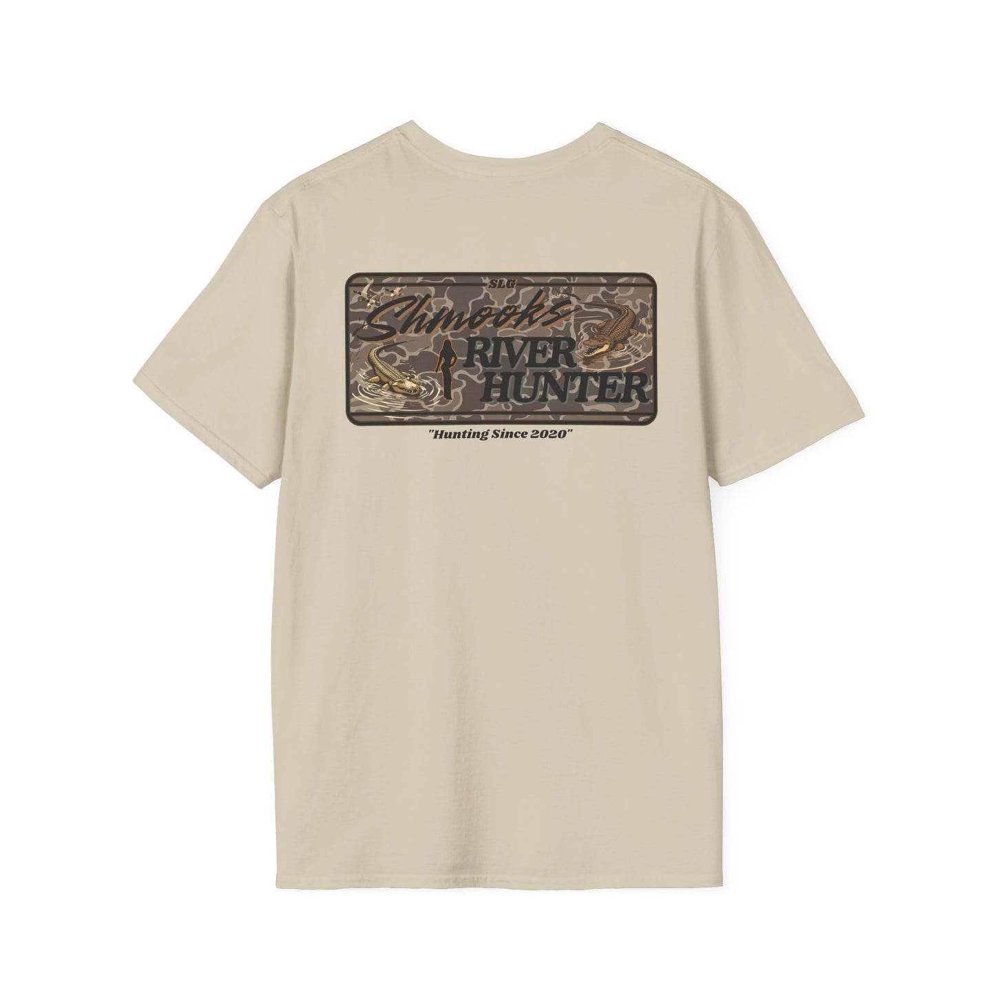 Shmooks Brown Camo "River Hunter" SLG Soft T-Shirt