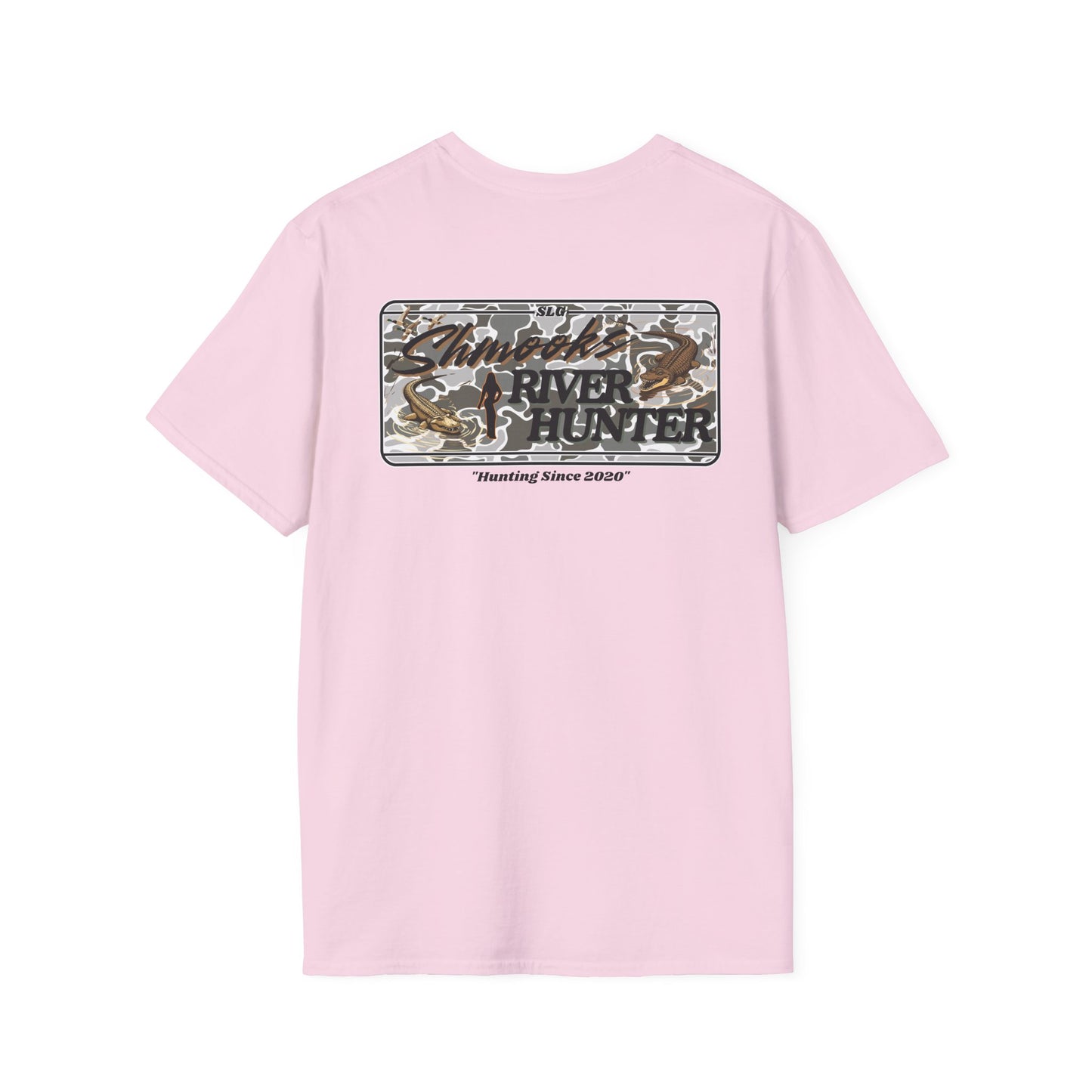 Shmooks Grey Camo "River Hunter" SLG Soft T-Shirt