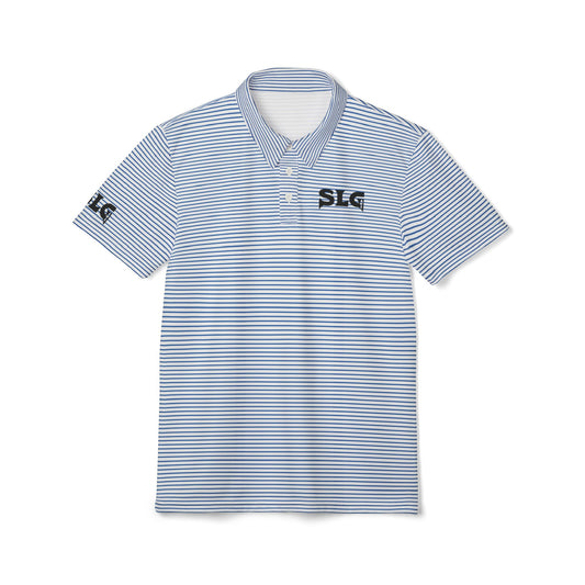 Blue Striped Tailgater SLG Polo