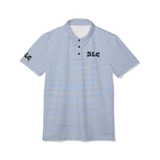Blue Striped Tailgater SLG Polo