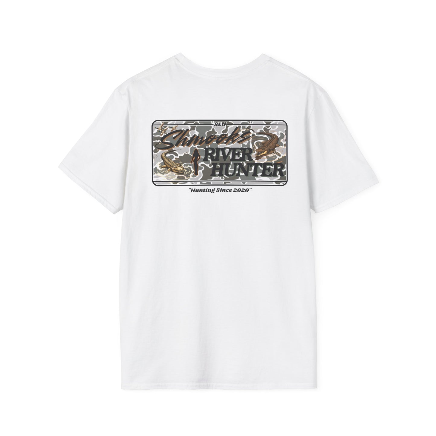 Shmooks Grey Camo "River Hunter" SLG Soft T-Shirt