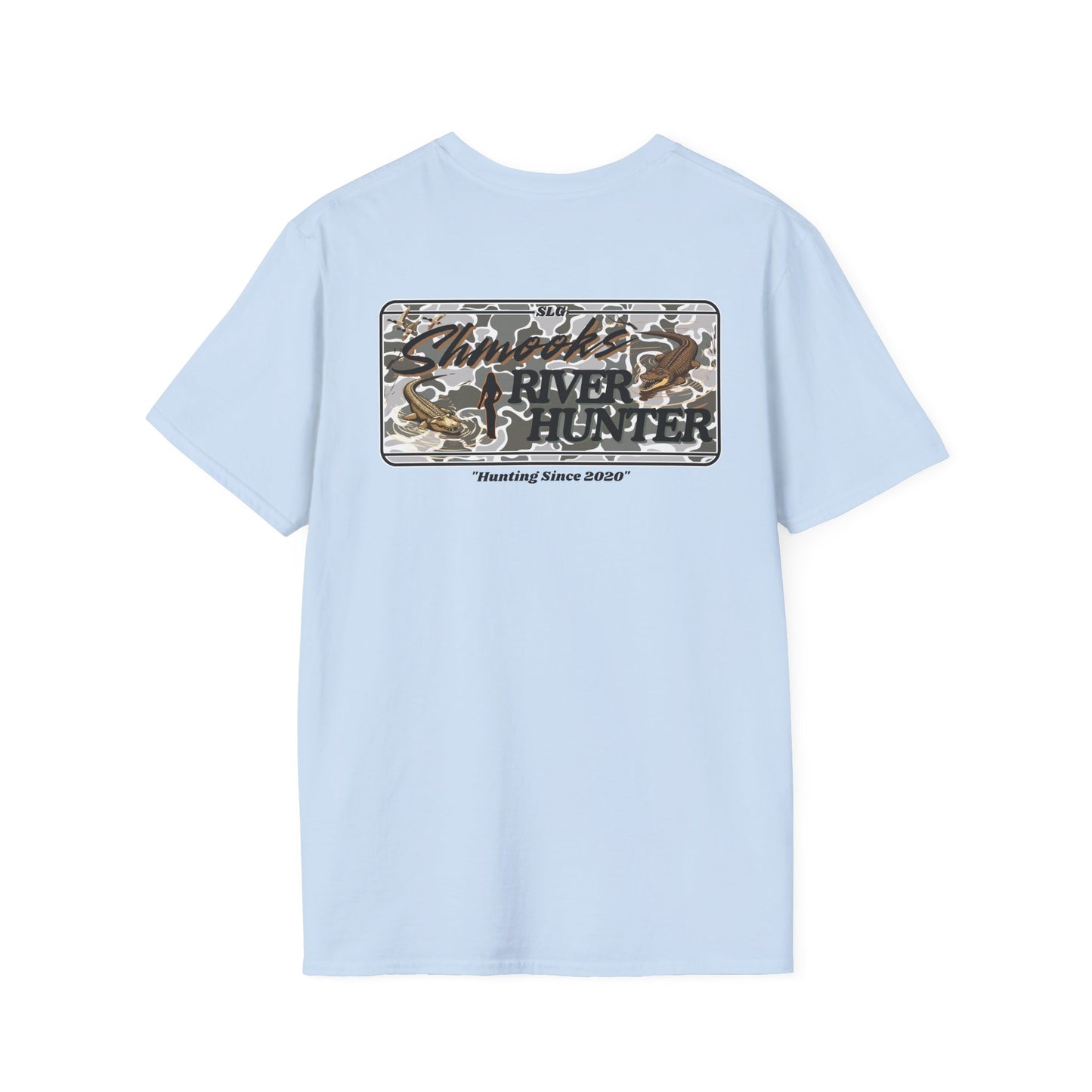 Shmooks Grey Camo "River Hunter" SLG Soft T-Shirt