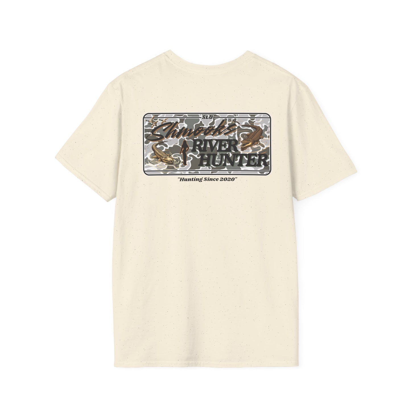 Shmooks Grey Camo "River Hunter" SLG Soft T-Shirt